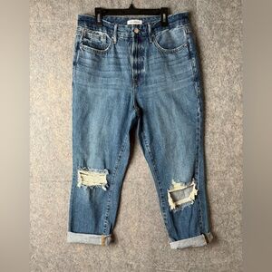 Good American Women Size‎ 4 Good vintage distressed high waisted straight jeans